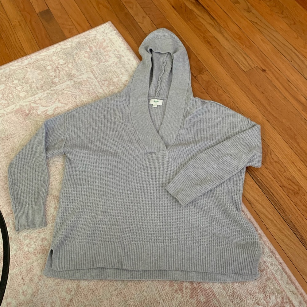 Aerie oversized sweater with hood